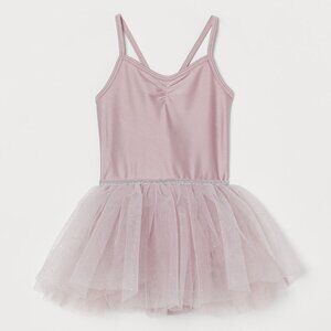 H&M Kids Tulle-skirt Leotard Pink